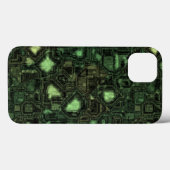 Coques Case-Mate iPhone Arrière - plan de circuit informatique (Verso (horizontal))