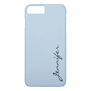 Coque iPhone 7 Plus Arrière - plan de couleur bleu Beau