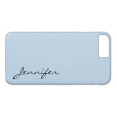 Coques Case-Mate iPhone Arrière - plan de couleur bleu Beau (Dos (Horizontal))