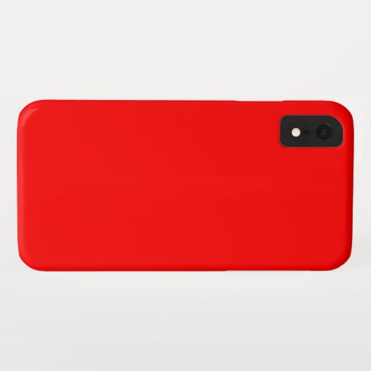 Coques Case-Mate iPhone Arrière - plan de couleur rouge vif (Dos (Horizontal))
