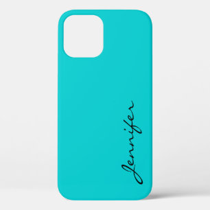 Case-Mate iPhone Case Arrière - plan de couleur turquoise foncé