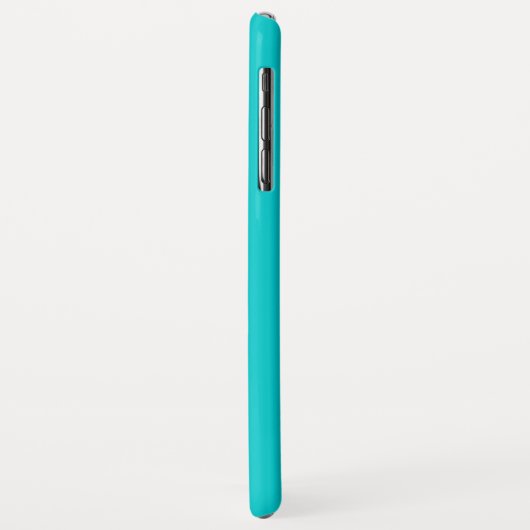 Coques Case-Mate iPhone Arrière - plan de couleur turquoise foncé (Dos/Gauche)
