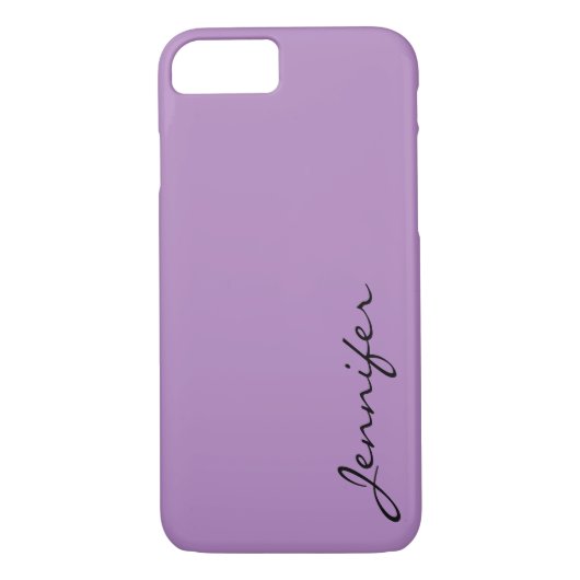 Coques Case-Mate iPhone Arrière - plan de couleur violet africain (Dos)