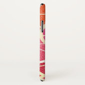 Coques Case-Mate iPhone Arrière - plan de cru de pamplemousse (Dos/Droite)