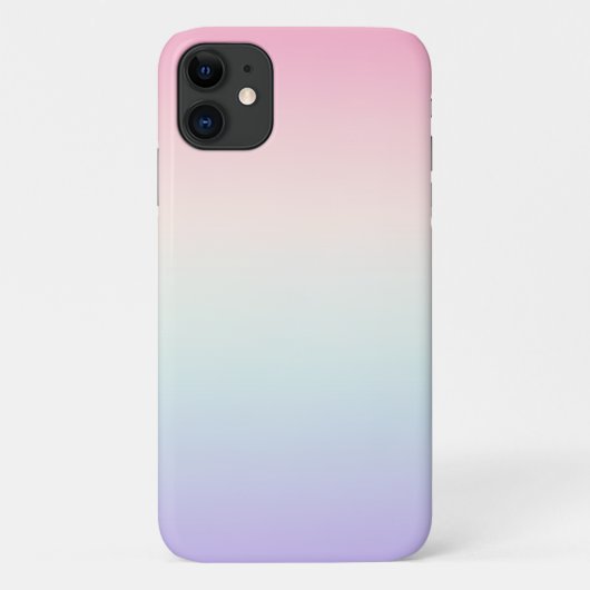 Coques Case-Mate iPhone Arrière - plan de dégradé pâle (Dos)