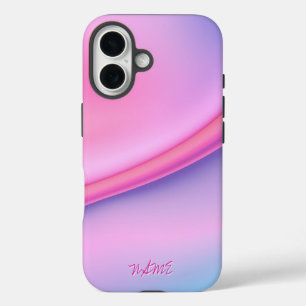 Coques iPhone 16 Arrière - plan de dégradé Pastel doux