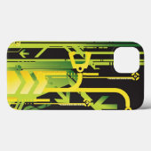 Coques Case-Mate iPhone Arrière - plan de demi-teinte technique 4 (Verso (horizontal))