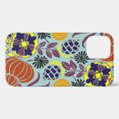 Coques Case-Mate iPhone arrière - plan de design floral (Verso (horizontal))