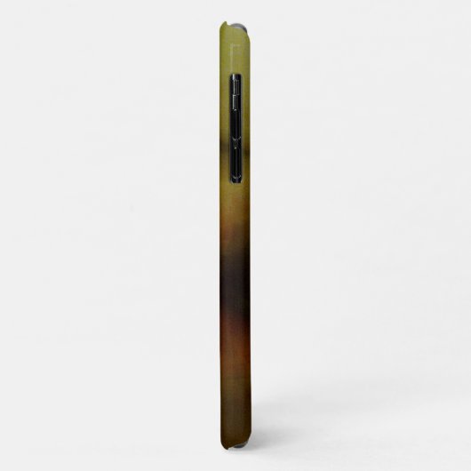 Coques Case-Mate iPhone Arrière - plan de flou Brown (Dos/Gauche)