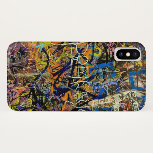 Coques Case-Mate iPhone Arrière - plan de graffiti (Dos (Horizontal))