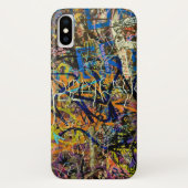 Coques Case-Mate iPhone Arrière - plan de graffiti (Dos)