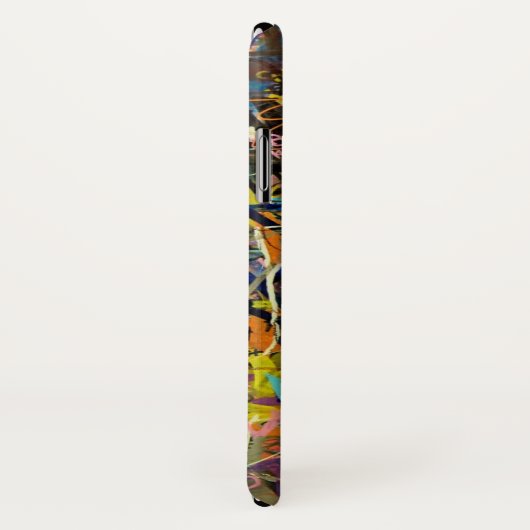 Coques Case-Mate iPhone Arrière - plan de graffiti (Dos/Droite)