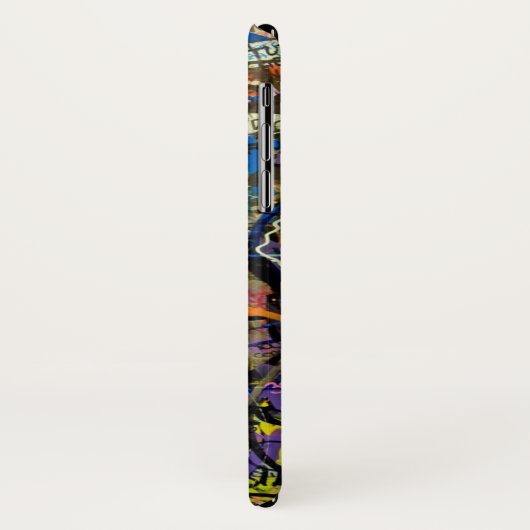 Coques Case-Mate iPhone Arrière - plan de graffiti (Dos/Gauche)