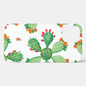 Coques Case-Mate iPhone Arrière - plan de jeu de cactus transparent en aqu (Verso (horizontal))