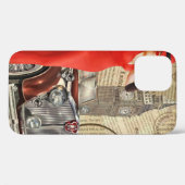 Coques Case-Mate iPhone arrière - plan de journal déchiré par le poster vi (Verso (horizontal))