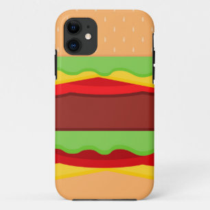 Case-Mate iPhone Case Arrière - plan de l'heure du burger vectoriel