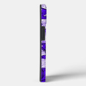 Coques Case-Mate iPhone Arrière - plan de livres violets (Verso / Droite)