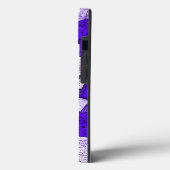 Coques Case-Mate iPhone Arrière - plan de livres violets (Verso / Gauche)