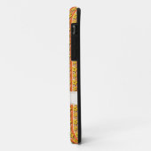 Coques Case-Mate iPhone Arrière - plan de marguerite avec nom (Dos/Gauche)