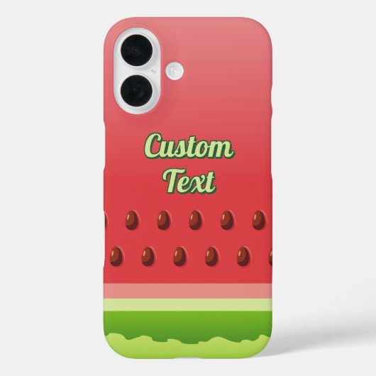 Coques Case-Mate iPhone Arrière - plan de pastèque (Verso)