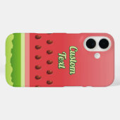 Coques Case-Mate iPhone Arrière - plan de pastèque (Verso (horizontal))