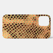 Coques Case-Mate iPhone Arrière - plan de peau de serpent (Verso (horizontal))