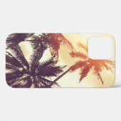 Coques Case-Mate iPhone Arrière - plan de plage tropical avec silhouette d (Verso (horizontal))