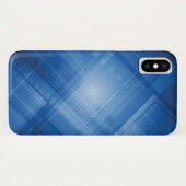 Coques Case-Mate iPhone Arrière - plan de pointe bleu-foncé (Dos (Horizontal))