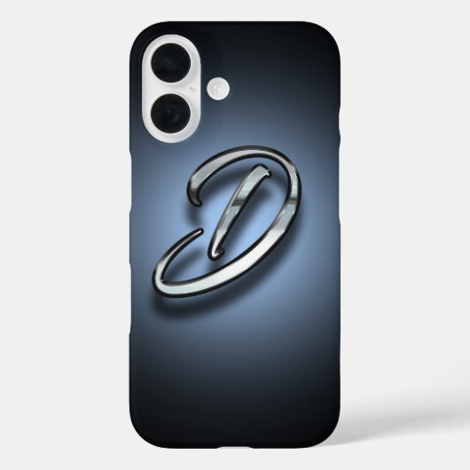 Coques Case-Mate iPhone Arrière-plan de projecteur de monogramme (Verso)