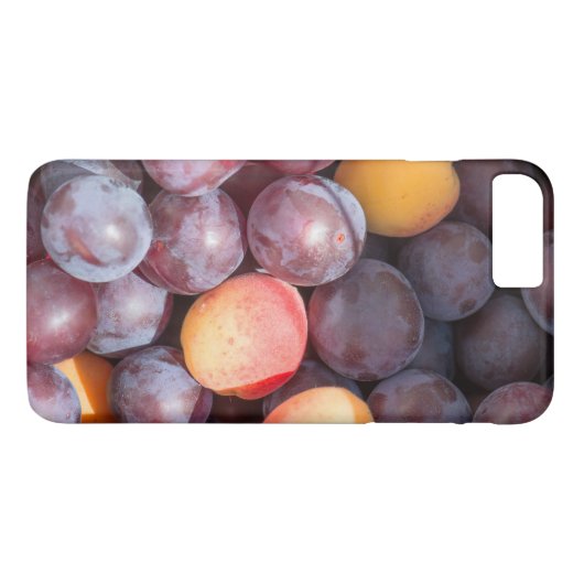 Coques Case-Mate iPhone Arrière - plan de prune de cerise (Dos (Horizontal))