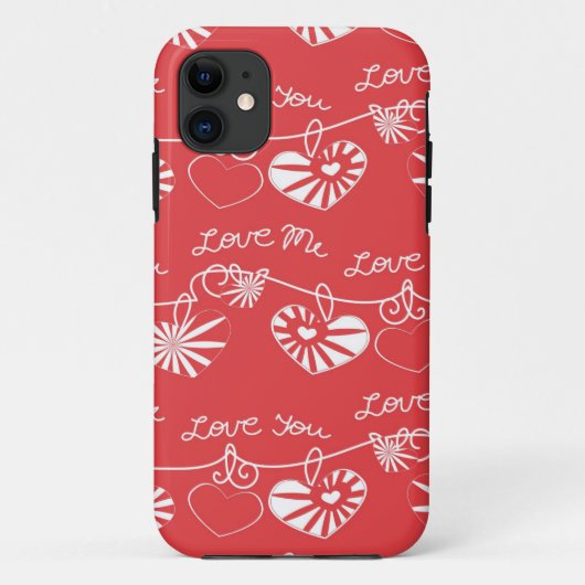 Coques Case-Mate iPhone Arrière - plan de Saint Valentin (Dos)