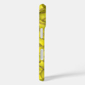 Coques Case-Mate iPhone Arrière - plan de softball jaune (Verso / Droite)