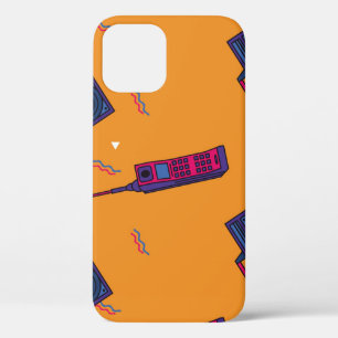 Case-Mate iPhone Case Arrière - plan de style rétro des années 80, color