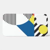 Coques Case-Mate iPhone Arrière - plan de style rétro moderne (Verso (horizontal))