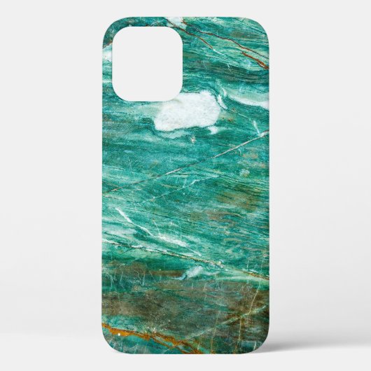 Coques Case-Mate iPhone Arrière - plan de texture de marbre vert ou émerau (Verso)