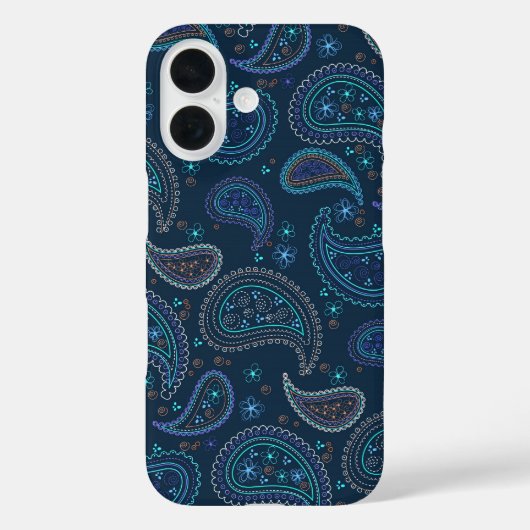 Coques Case-Mate iPhone Arrière - plan de texture Paisleys (Verso)