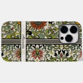 Coques Case-Mate iPhone Arrière - plan de texture personnalisée Damask (Verso (horizontal))