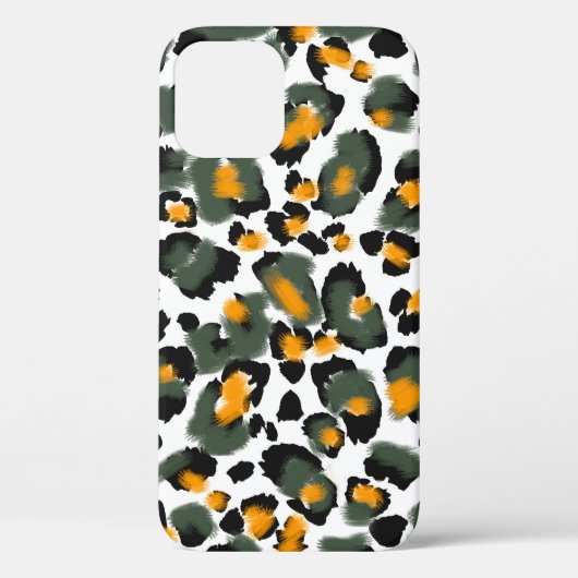 Coques Case-Mate iPhone Arrière - plan de texture Poster de animal Leopard (Verso)