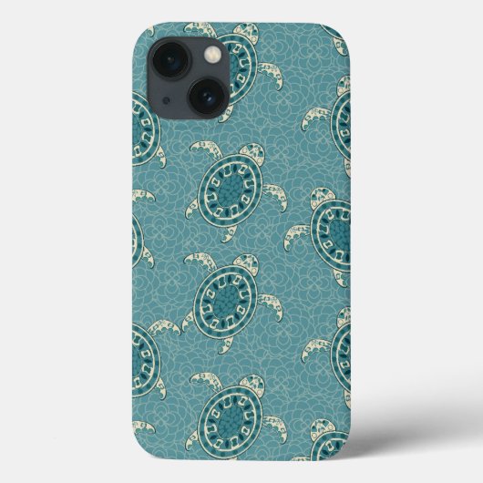 Coques Case-Mate iPhone arrière - plan de tortues (Verso)