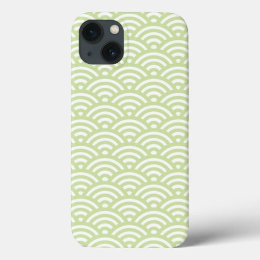 Coques Case-Mate iPhone Arrière - plan de vague orientale (Verso)
