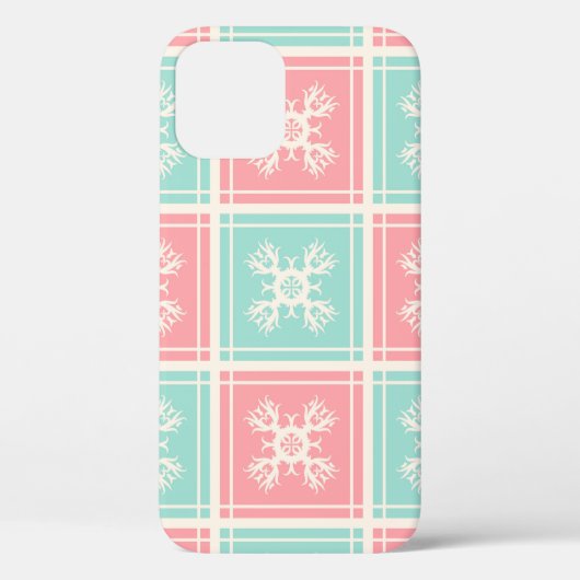 Coques Case-Mate iPhone Arrière - plan décoratif avec éléments sans soudur (Verso)