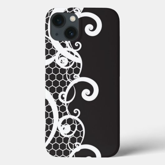 Coques Case-Mate iPhone Arrière - plan dentelle 1 (Verso)