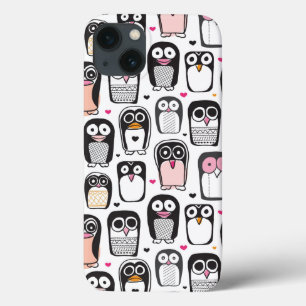 Case-Mate iPhone Case arrière - plan d'illustration d'oiseau de pingouin