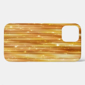 Coques Case-Mate iPhone Arrière - plan doré abstrait brillant avec parties (Verso (horizontal))