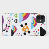 Coques Case-Mate iPhone arrière - plan du crâne arc-en-ciel d'adolescents (Dos (Horizontal))