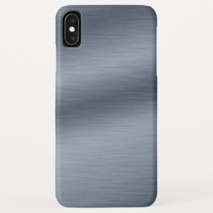 Coque Case-Mate Pour iPhone Arrière - plan en acier brossé