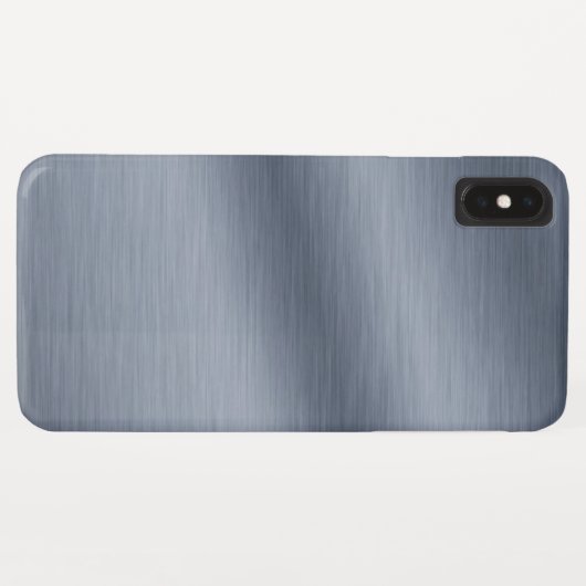 Coques Case-Mate iPhone Arrière - plan en acier brossé (Dos (Horizontal))