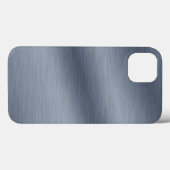 Coques Case-Mate iPhone Arrière - plan en acier brossé (Verso (horizontal))