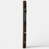 Coques Case-Mate iPhone Arrière - plan en bois avec cheval de mer mécaniqu (Verso / Droite)