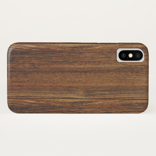 Coques Case-Mate iPhone arrière - plan en bois de chêne (Dos (Horizontal))